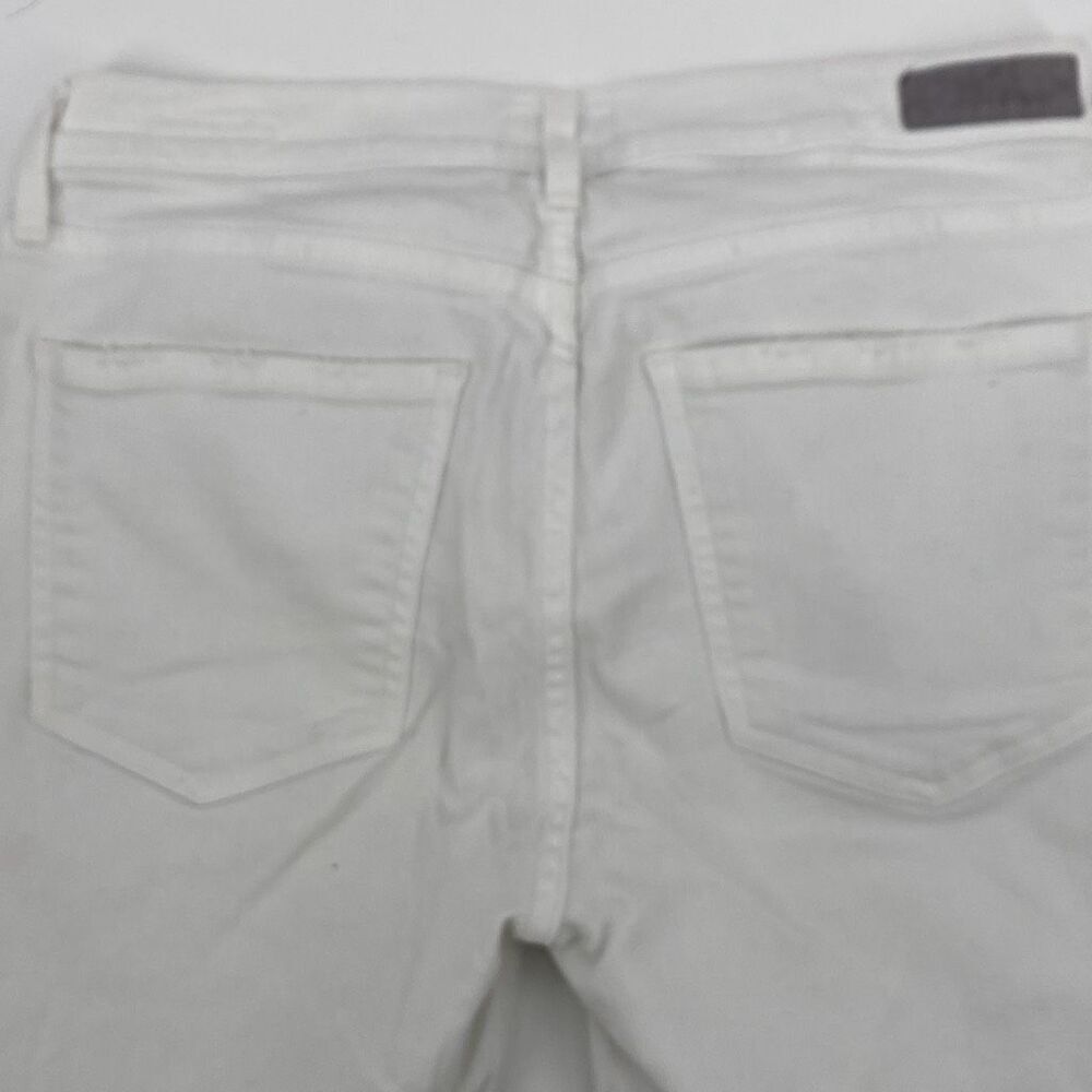 AGOLDE | Revolve‎ Sophie Crop Distressed Mid -Rise Jeans white 29 - Picture 9 of 16